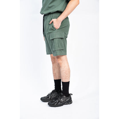 Erigo Contrast Short Pants Cargo Jerry Emerald Unisex