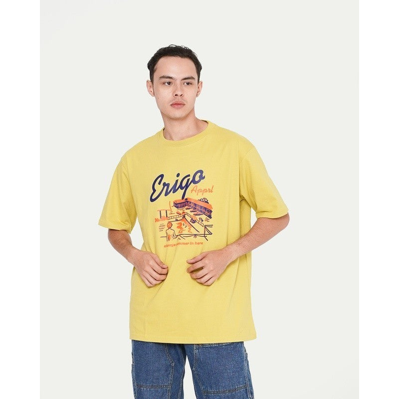 Erigo T-Shirt Oversize In Pool Lime Unisex