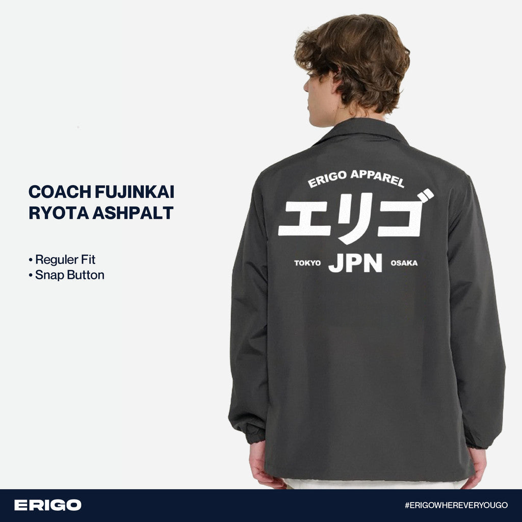 Erigo Fujinkai Coach Jacket Graphic Ryota Asphalt