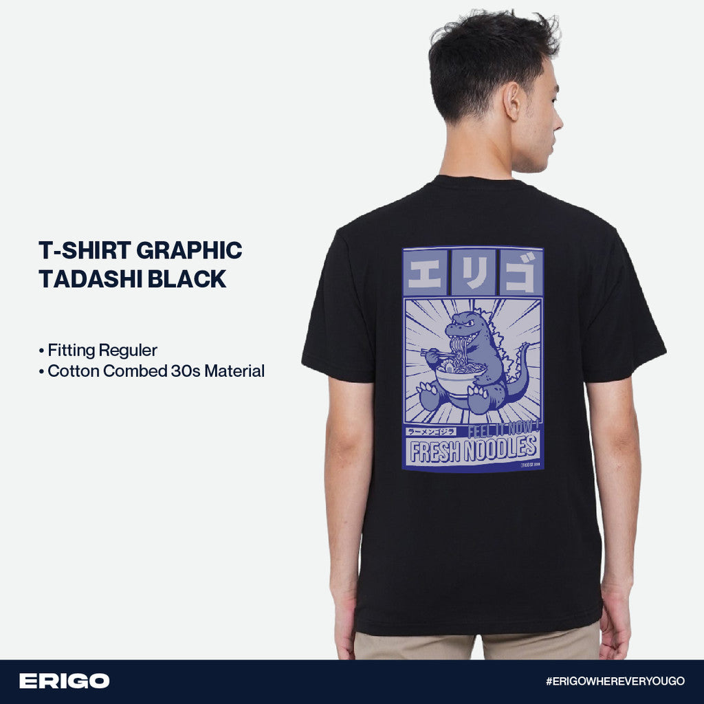 Erigo T-Shirt Graphic Tadashi Black