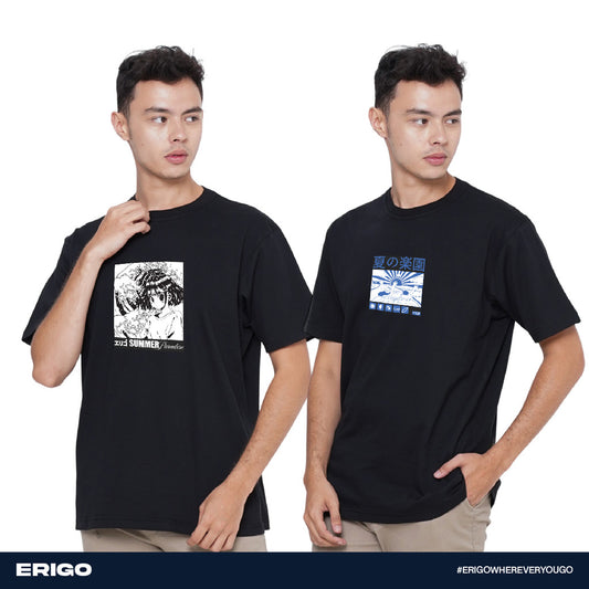 Erigo Buy 1 Get 2 T-Shirt Graphic Bundling 6 | Trafalgar Black, Obani Black