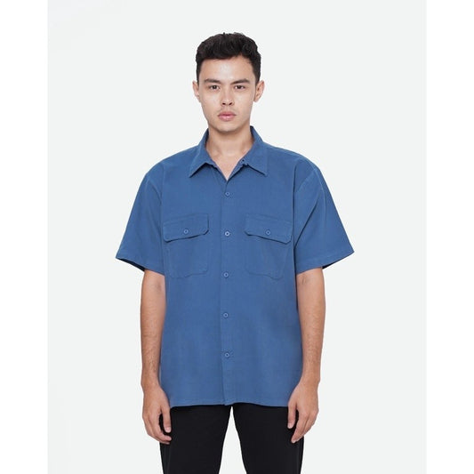 Erigo Work Shirt Ezra Navy Unisex