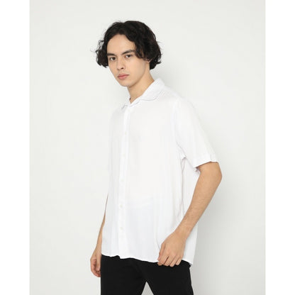 Erigo Short Shirt Rayon Lavrenti White Unisex