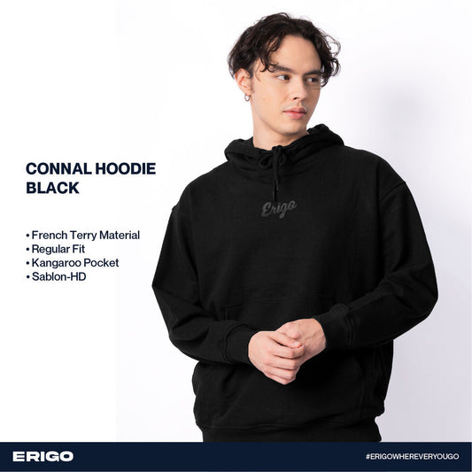 Erigo Hoodie Connal Black Unisex