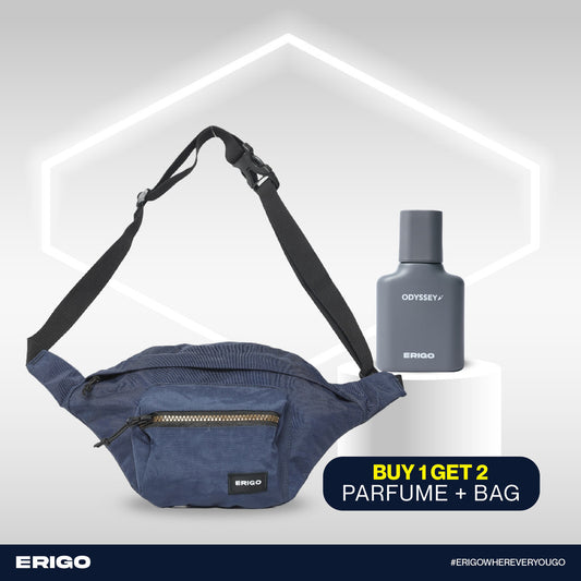 Erigo Buy 1 Get 2 Perfume & Bag Bundling D | Odyssey, Aleister Navy