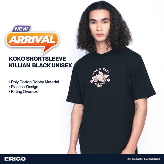 Erigo T-Shirt Oversize Killian Black Unisex