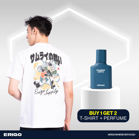 Buy 1 Get 2 T-Shirt & Perfume Bundling A | Yuzniko White, Wander Off