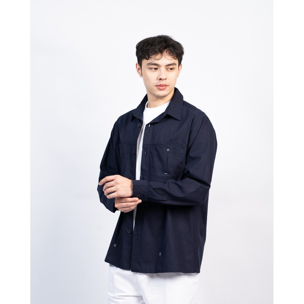 Erigo Shirt Jacket Dalvir Navy Unisex