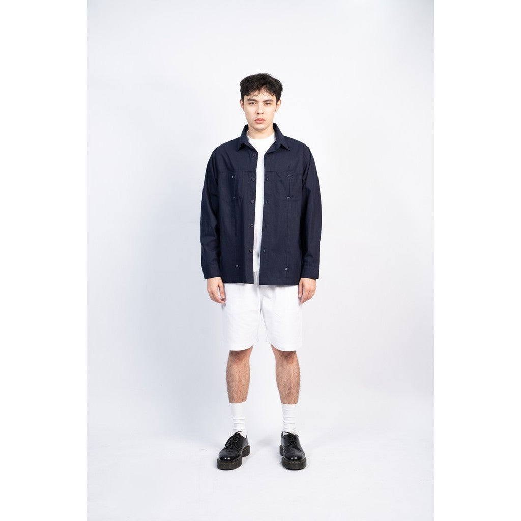 Erigo Shirt Jacket Dalvir Navy Unisex