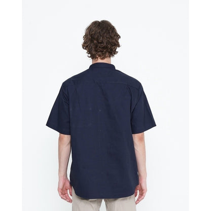 Erigo Kemeja Shanghai Short Sleeve Wout Navy Unisex