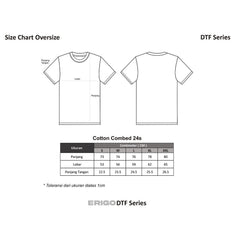 Erigo T-Shirt Oversize DTF Series Saigourou Black