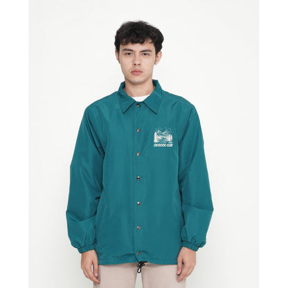 Erigo Coach Jacket Graphic Hike And Seek Spruce