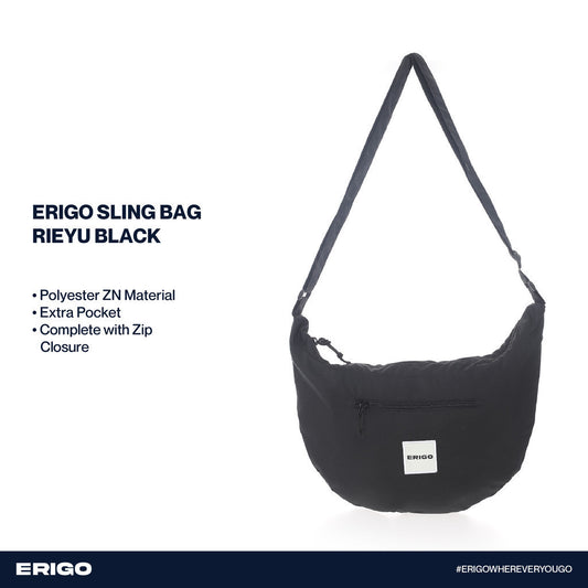 Erigo Sling Bag Rieyu Black Unisex