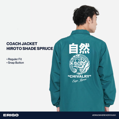 Erigo Coach Jacket Graphic Hiroto Shade Spruce