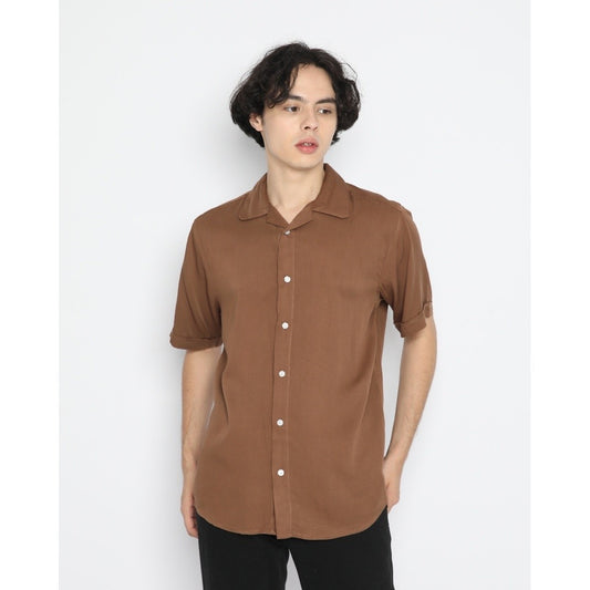 Erigo Short Shirt Delwyn Dark Brown Unisex