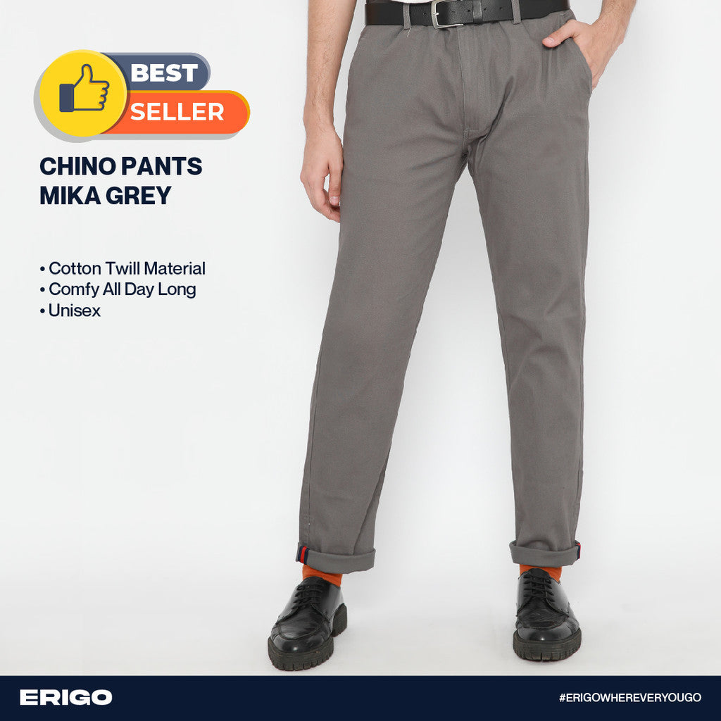 Erigo Chino Pants Mika Grey Unisex