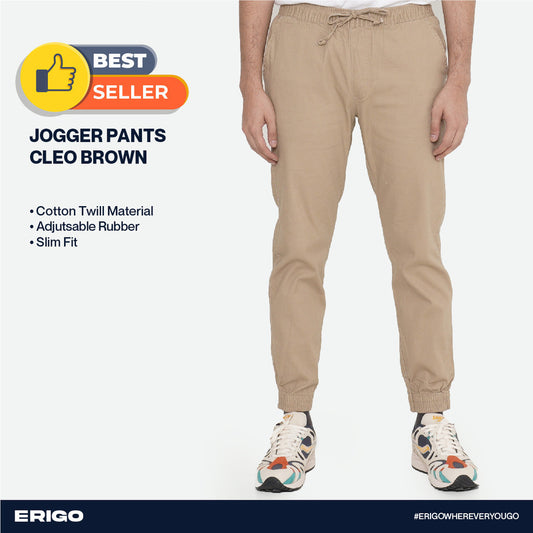 Erigo Jogger Pants Cleo Brown Unisex