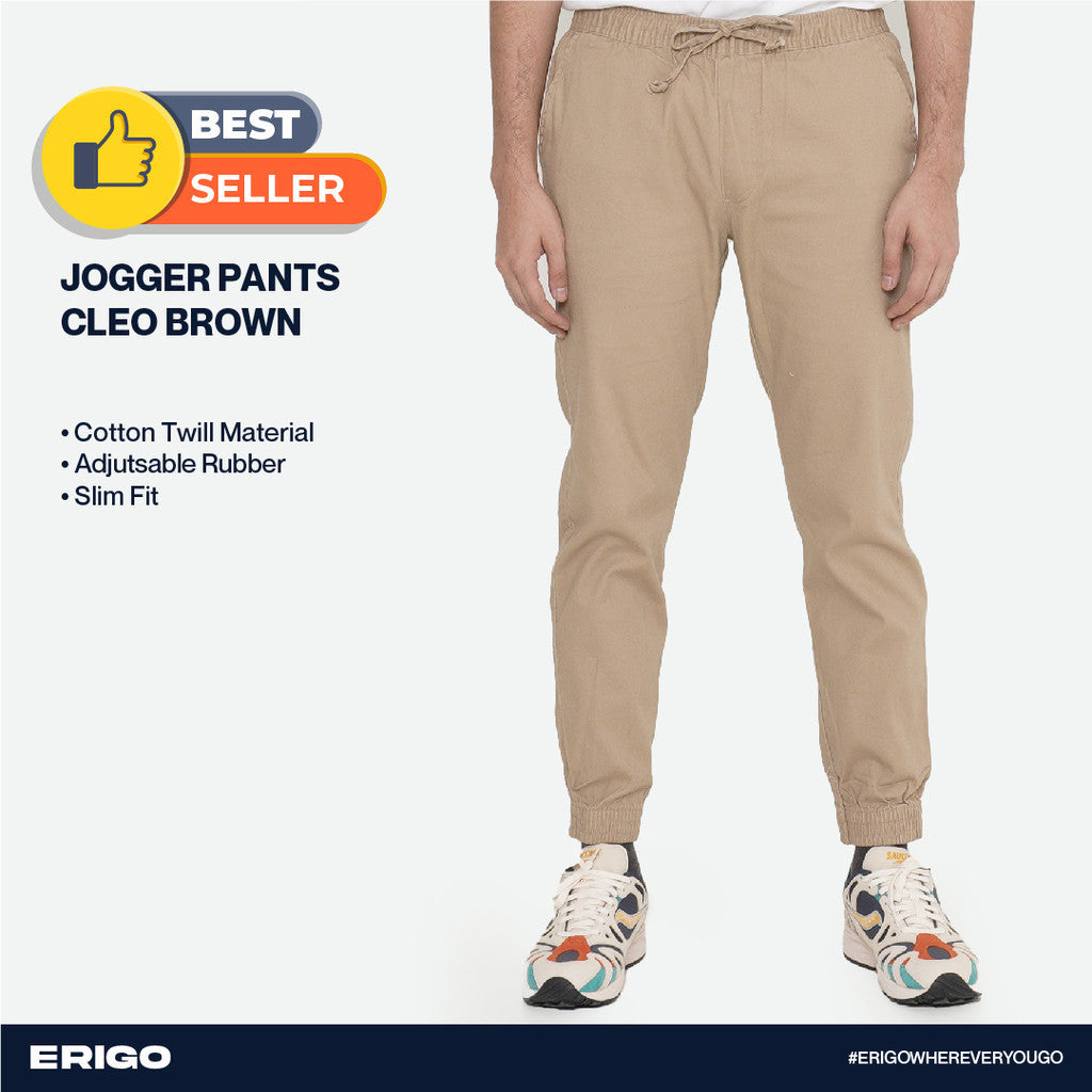 Erigo Jogger Pants Cleo Brown Unisex