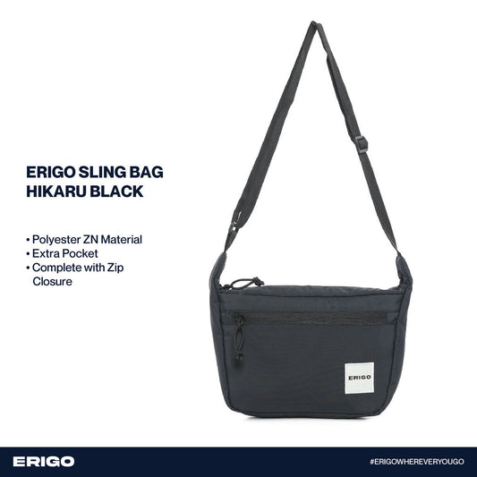 Erigo Sling Bag Hikaru Black Unisex