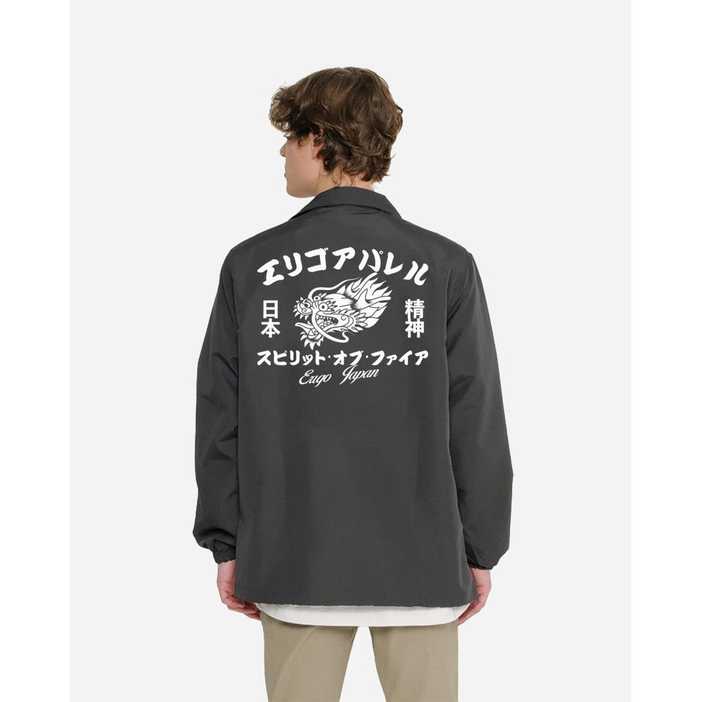 Erigo Coach Jacket Graphic Katsu Asphalt