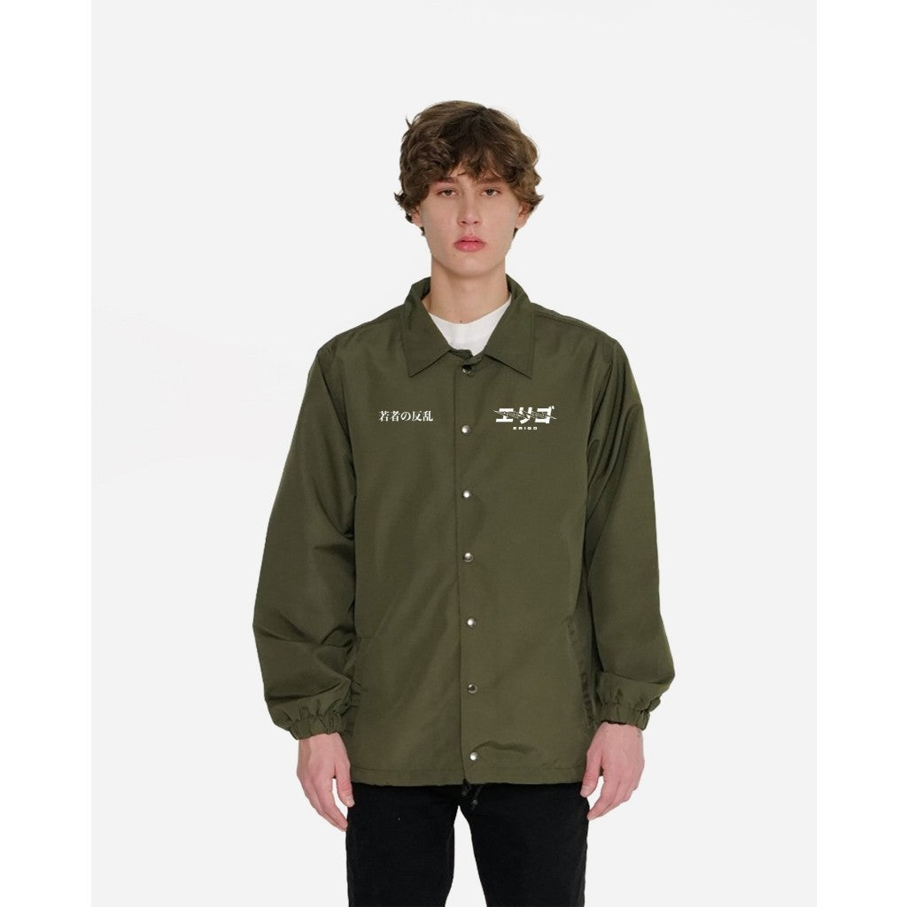 Erigo Bosozoku Coach Jacket Graphic Yoichi Olive