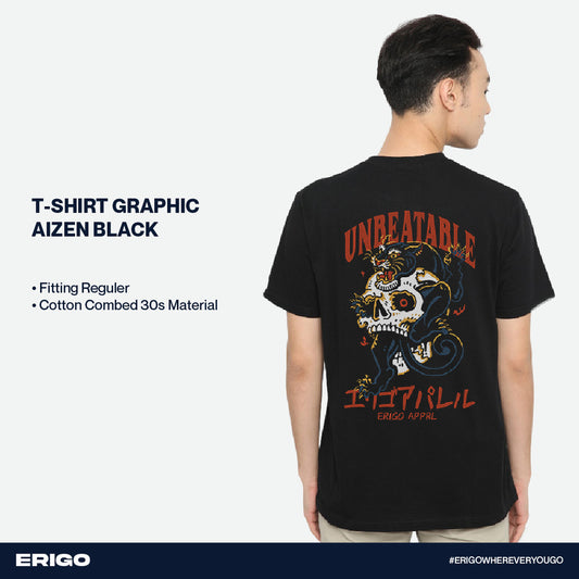 Erigo T-Shirt Graphic Aizen Black