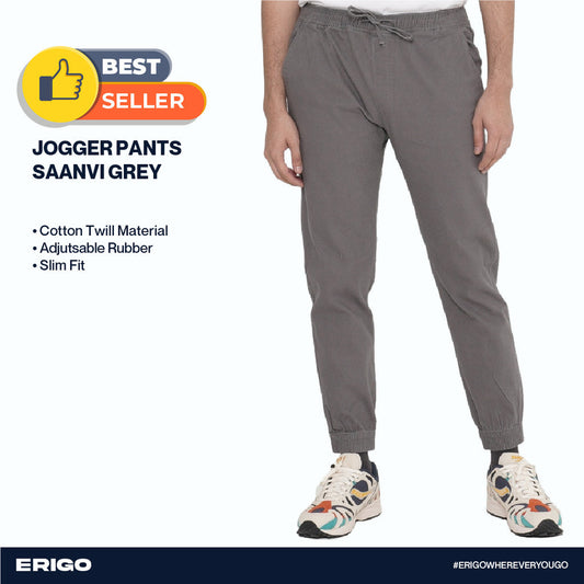 Erigo Jogger Pants Saanvi Grey Unisex