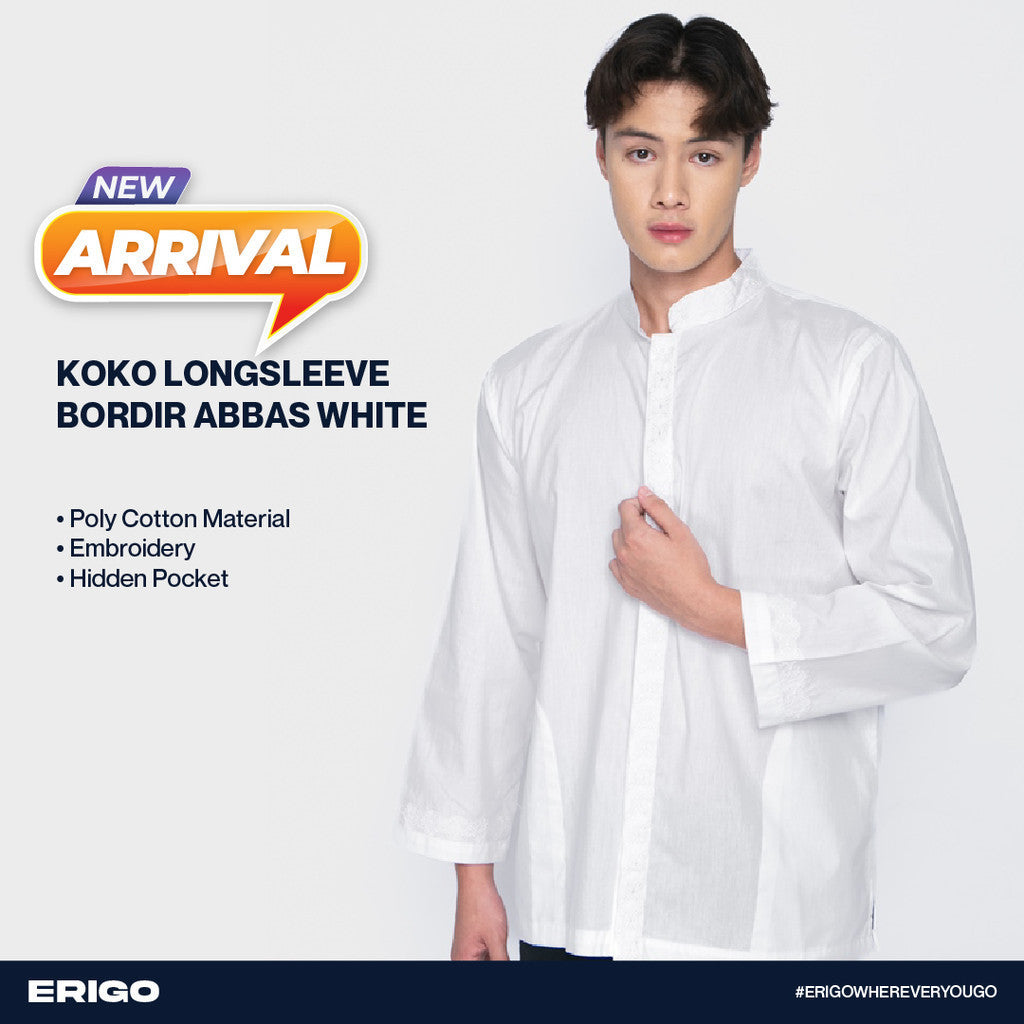 Erigo Koko Long Sleeve Bordir Abbas White