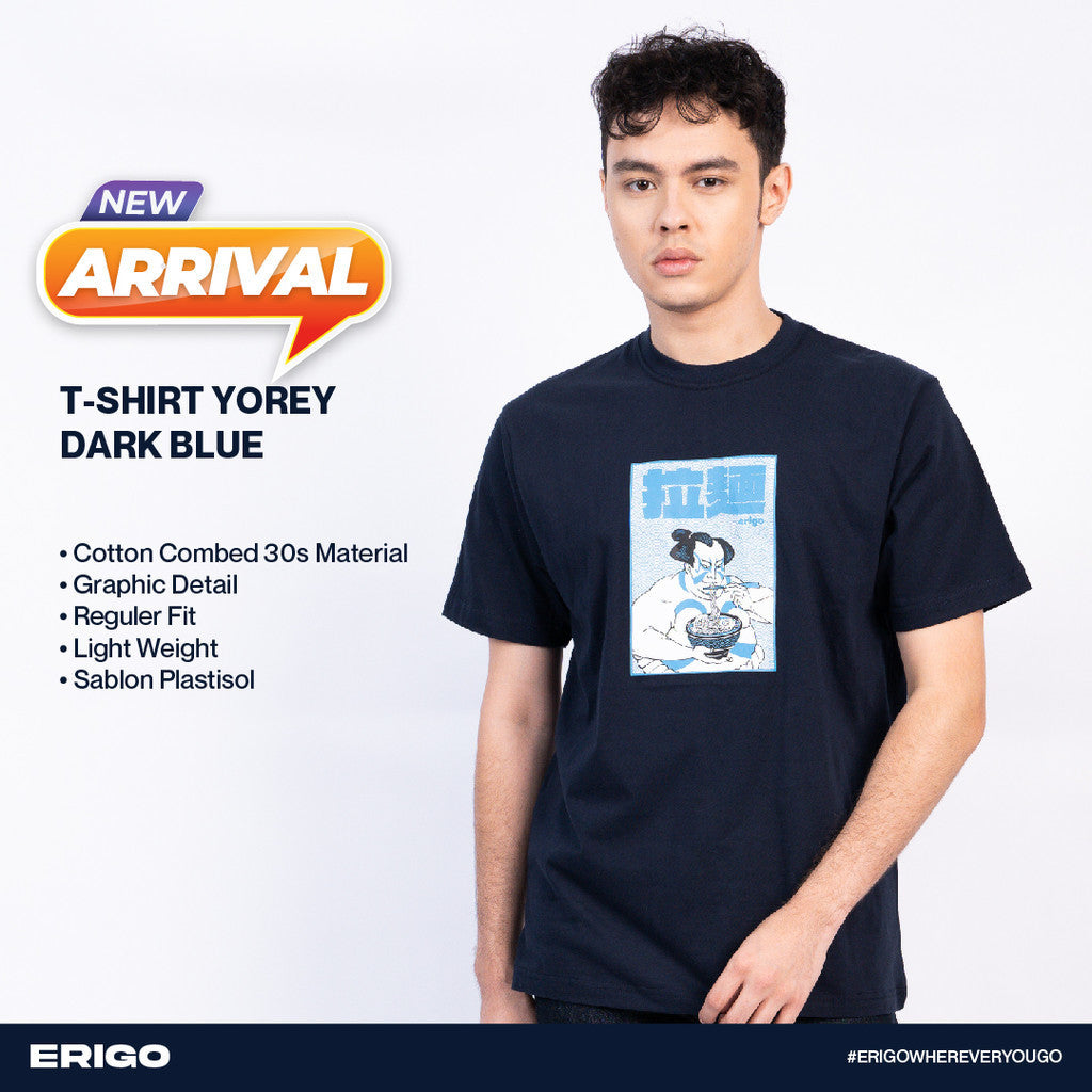 Erigo T-Shirt Yorey Dark Blue Unisex