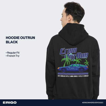 Erigo Hoodie Graphic Outrun Black