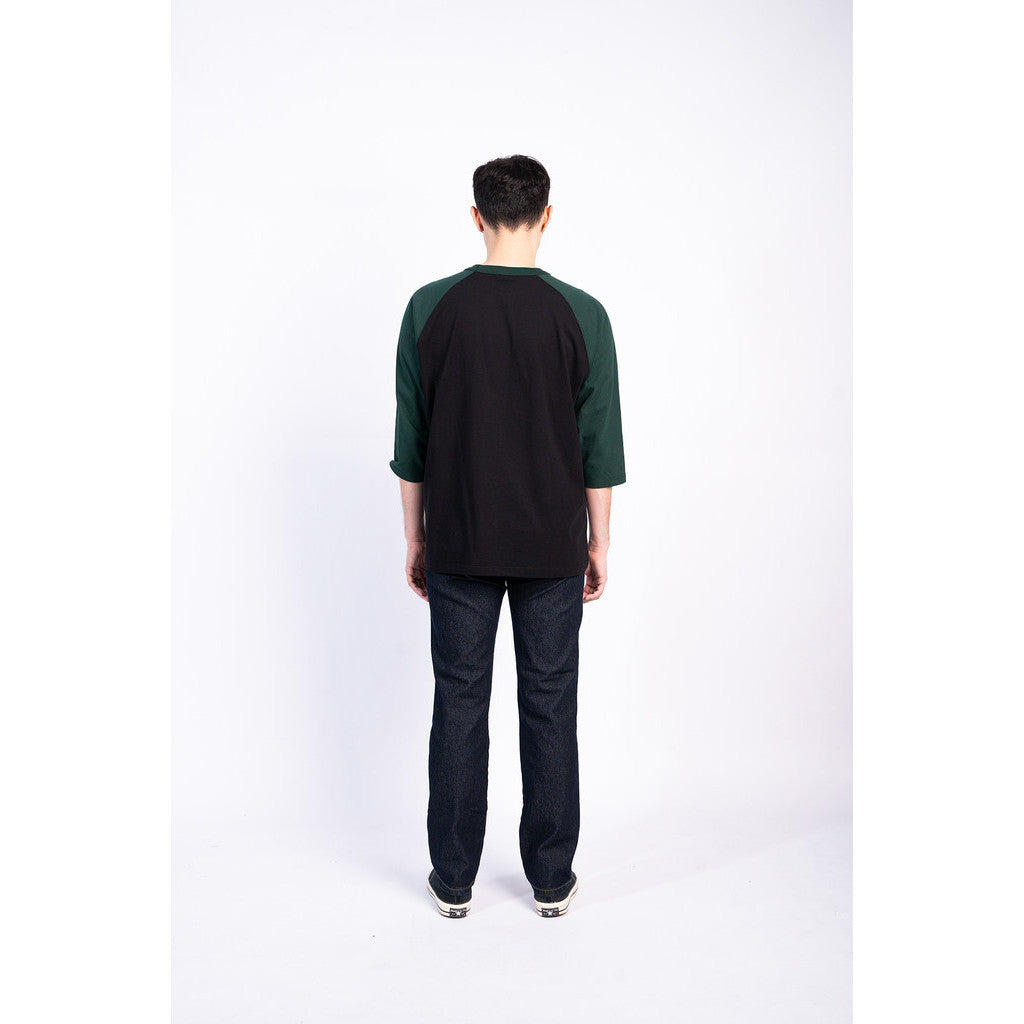 Erigo T-Shirt Raglan Lyaz Emerald Black Unisex