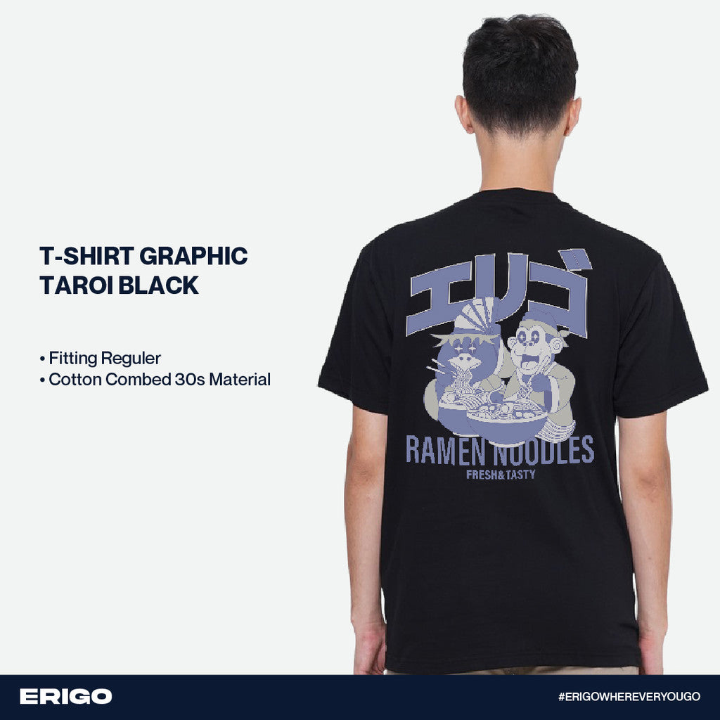 Erigo T-Shirt Graphic Taroi Black