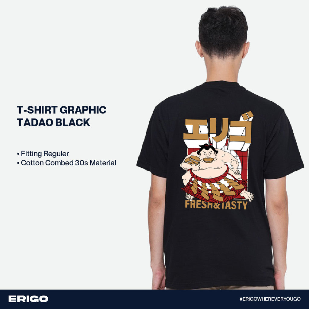 Erigo T-Shirt Graphic Tadao Black