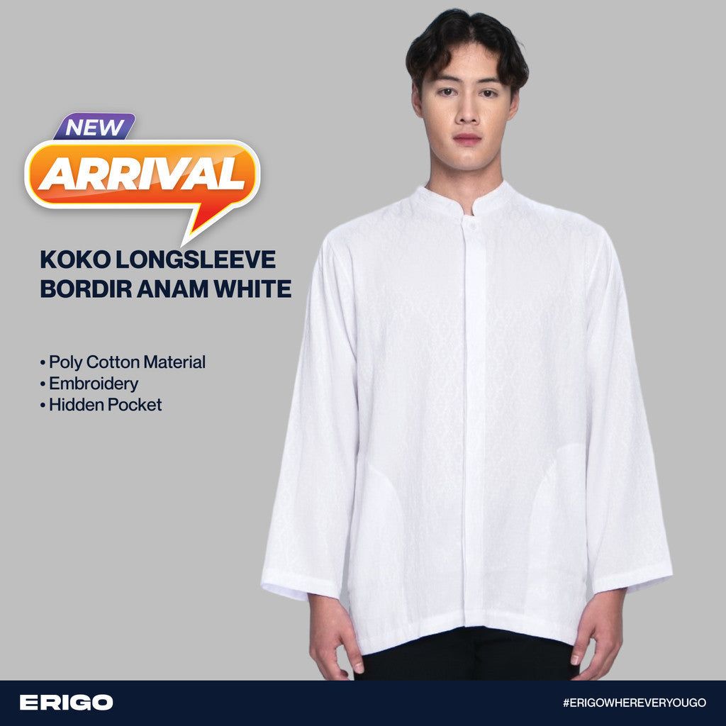Erigo Koko Long Sleeve Basic Anam White