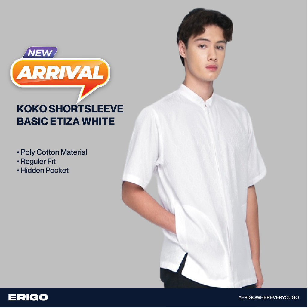 Erigo Koko Short Sleeve Basic Etiza White