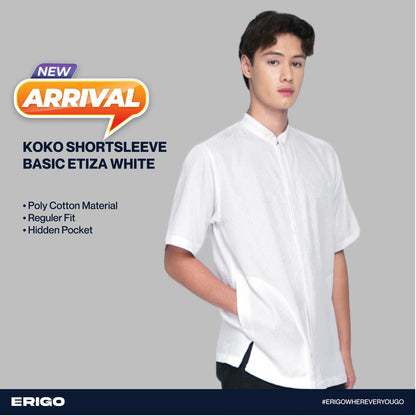Erigo Koko Short Sleeve Basic Etiza White
