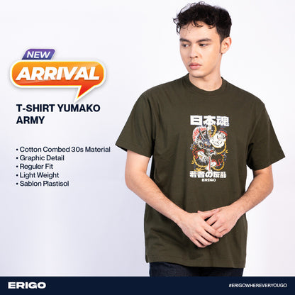 Erigo T-Shirt Yumako Army Unisex