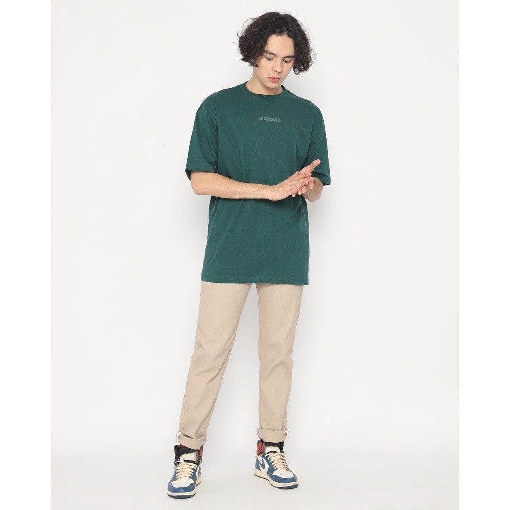 Erigo T-Shirt Oversize Nobert Green Unisex Unisex