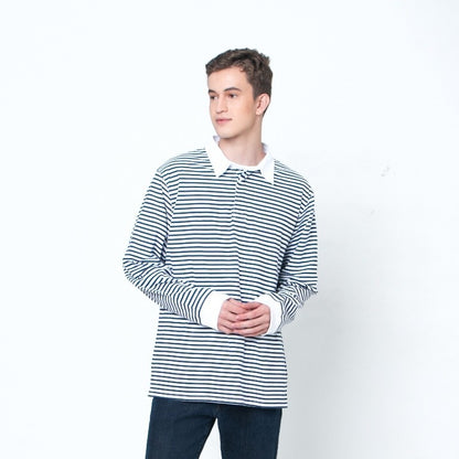 Erigo Rugger Longsleeve Stripe Yardley Small Striped Black Unisex