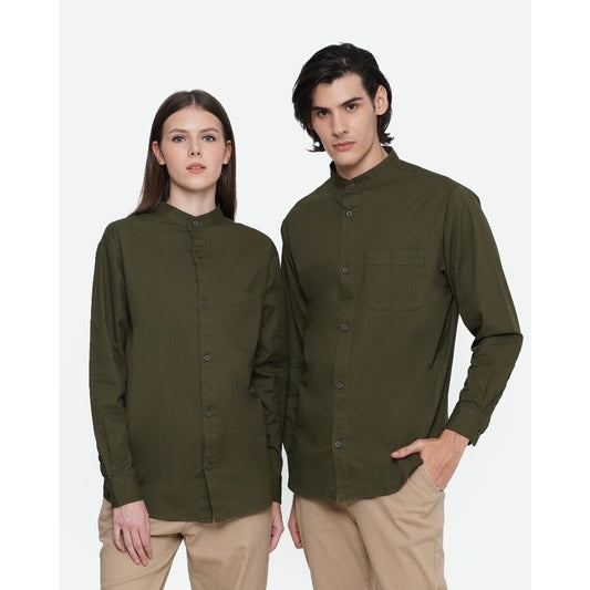 Erigo Kemeja Shanghai Longsleeve Humbold Army Unisex