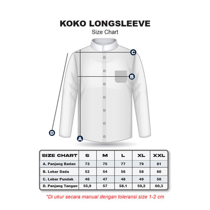 Erigo Koko Long Sleeve Bordir Abbas White