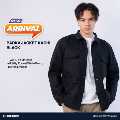 Erigo Parka Jacket Kachi Black Unisex