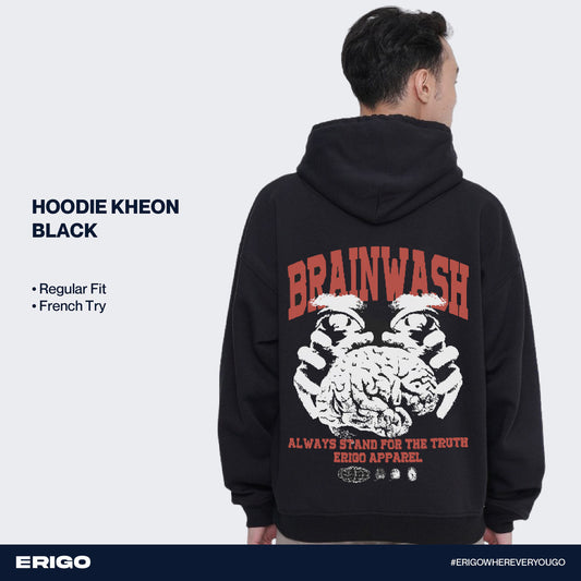 Erigo Hoodie Graphic Kheon Black