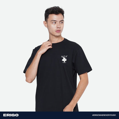 Erigo T-Shirt Graphic Tamada Black