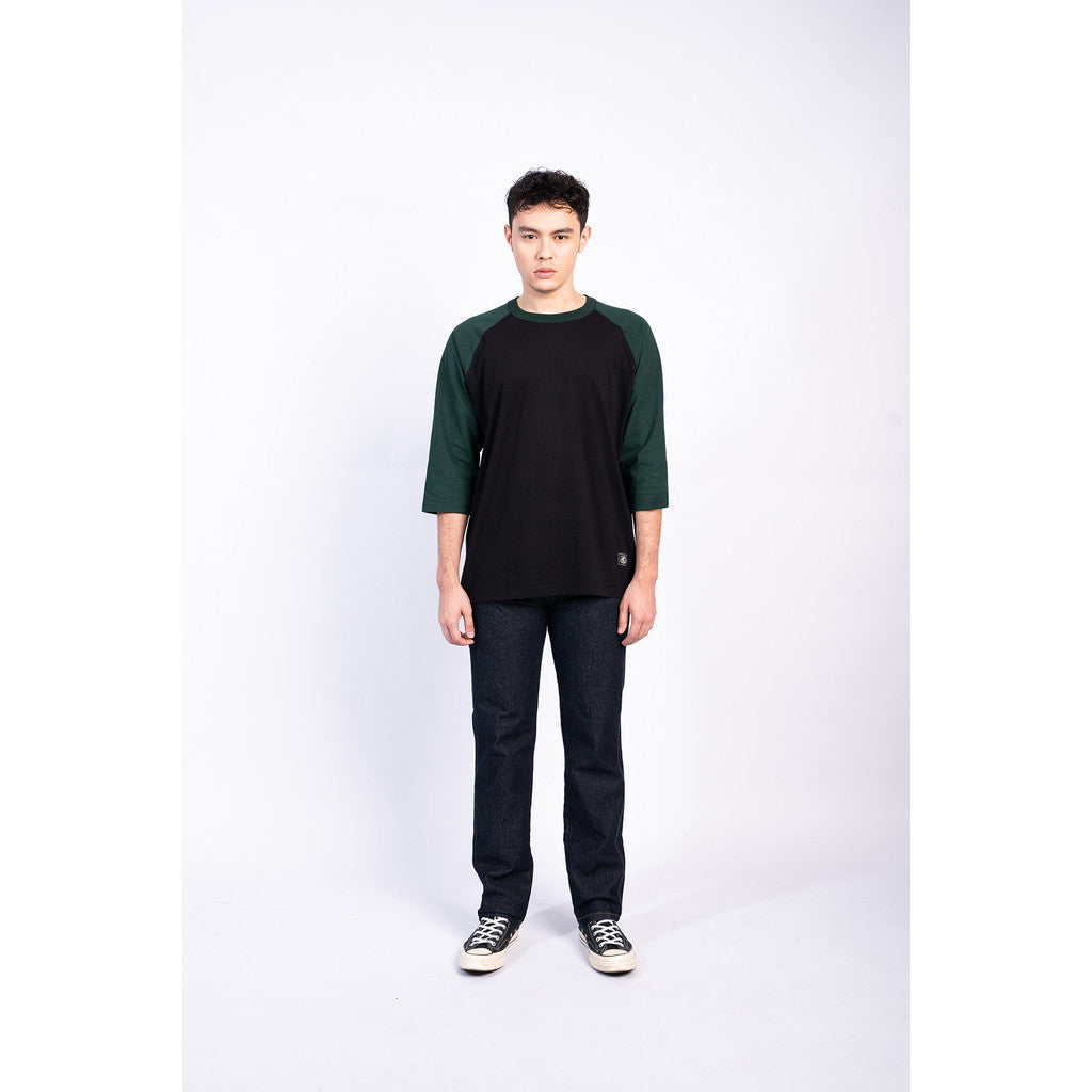 Erigo T-Shirt Raglan Lyaz Emerald Black Unisex