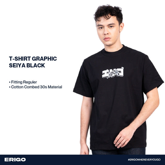 Erigo T-Shirt Graphic Seiya Black