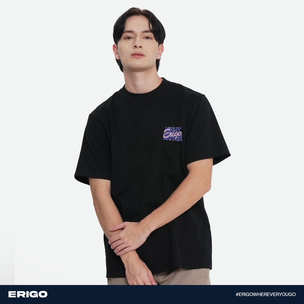 Erigo T-Shirt Graphic Night Drive Black