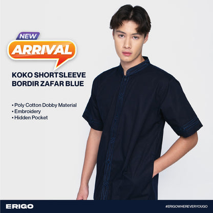 Erigo Koko Short Sleeve Bordir Zafar Blue