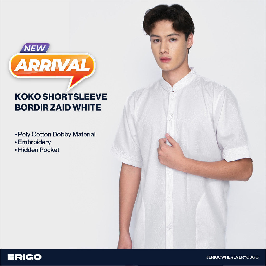 Erigo Koko Short Sleeve Bordir Zaid White