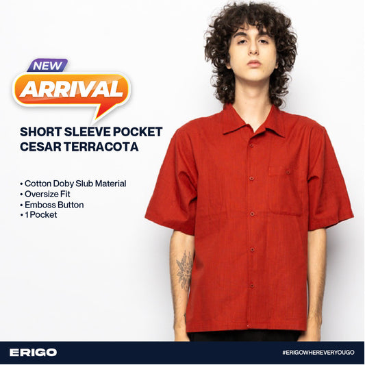 Erigo Short Sleeve Pocket Cesar Terracotta Unisex